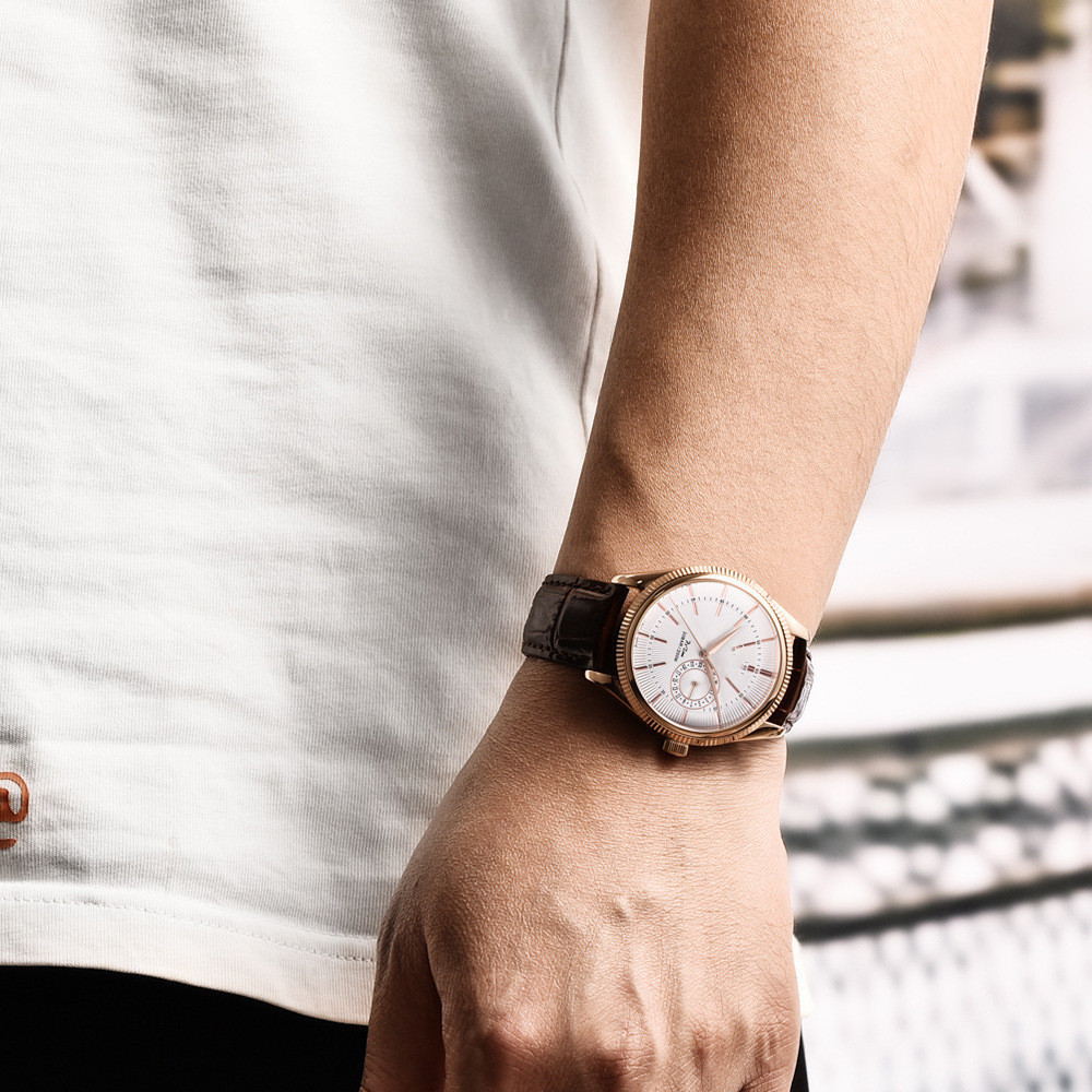 Mami Élégance – Cuir Brun & Verre Saphir – Image 9